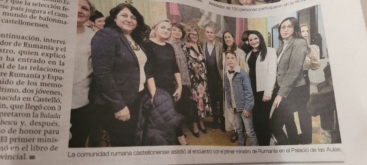 Mircea Radu ședință foto cu românii din Castellon. Cum a fost confundat cu Premierul